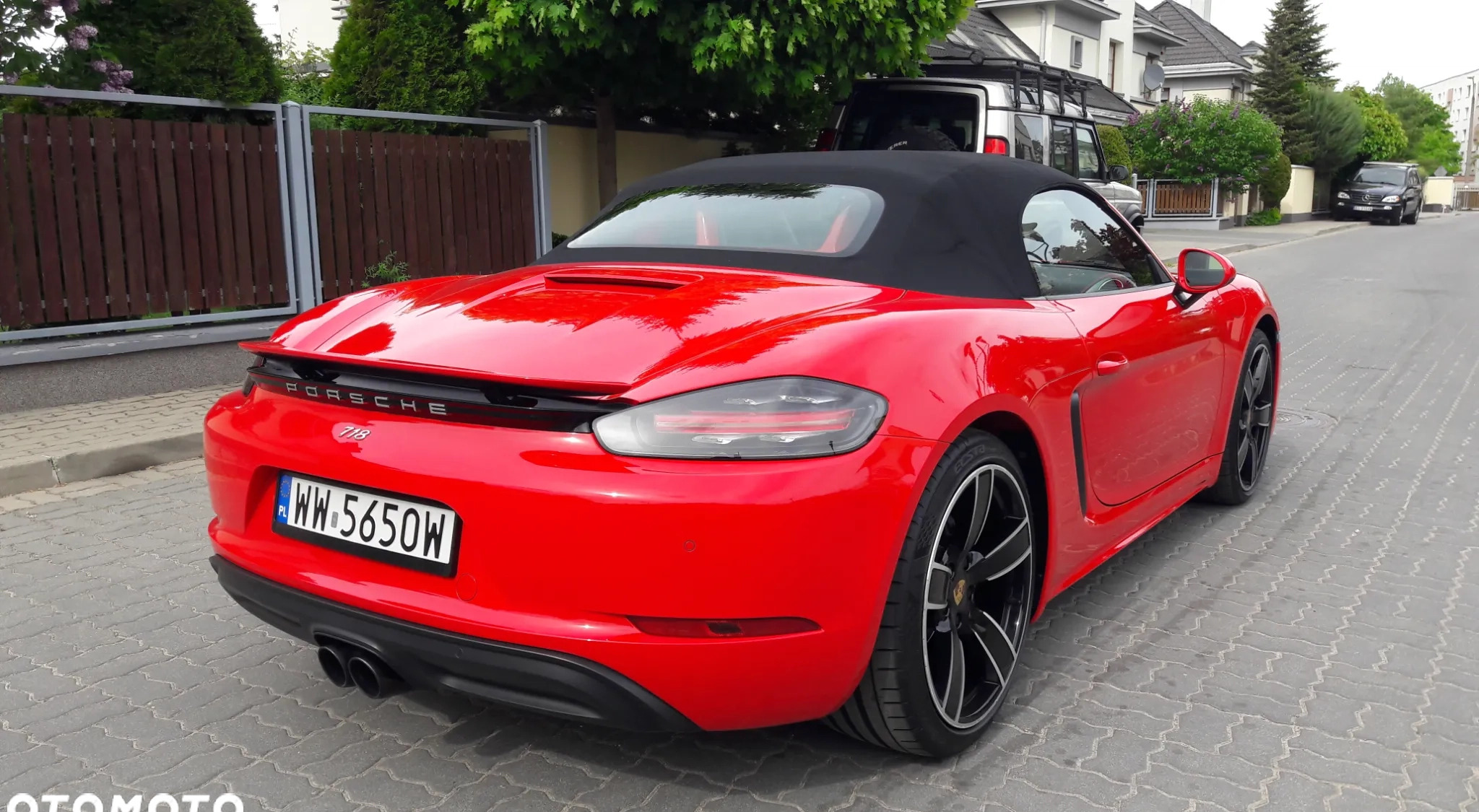 Porsche 718 Boxster cena 265000 przebieg: 58000, rok produkcji 2017 z Warszawa małe 529